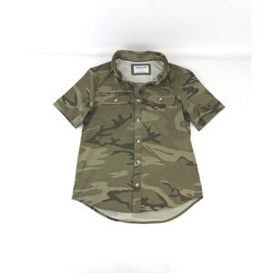 Poncho Boys The Palomita Original Shet Sleeve Camo Shirt  Size Small